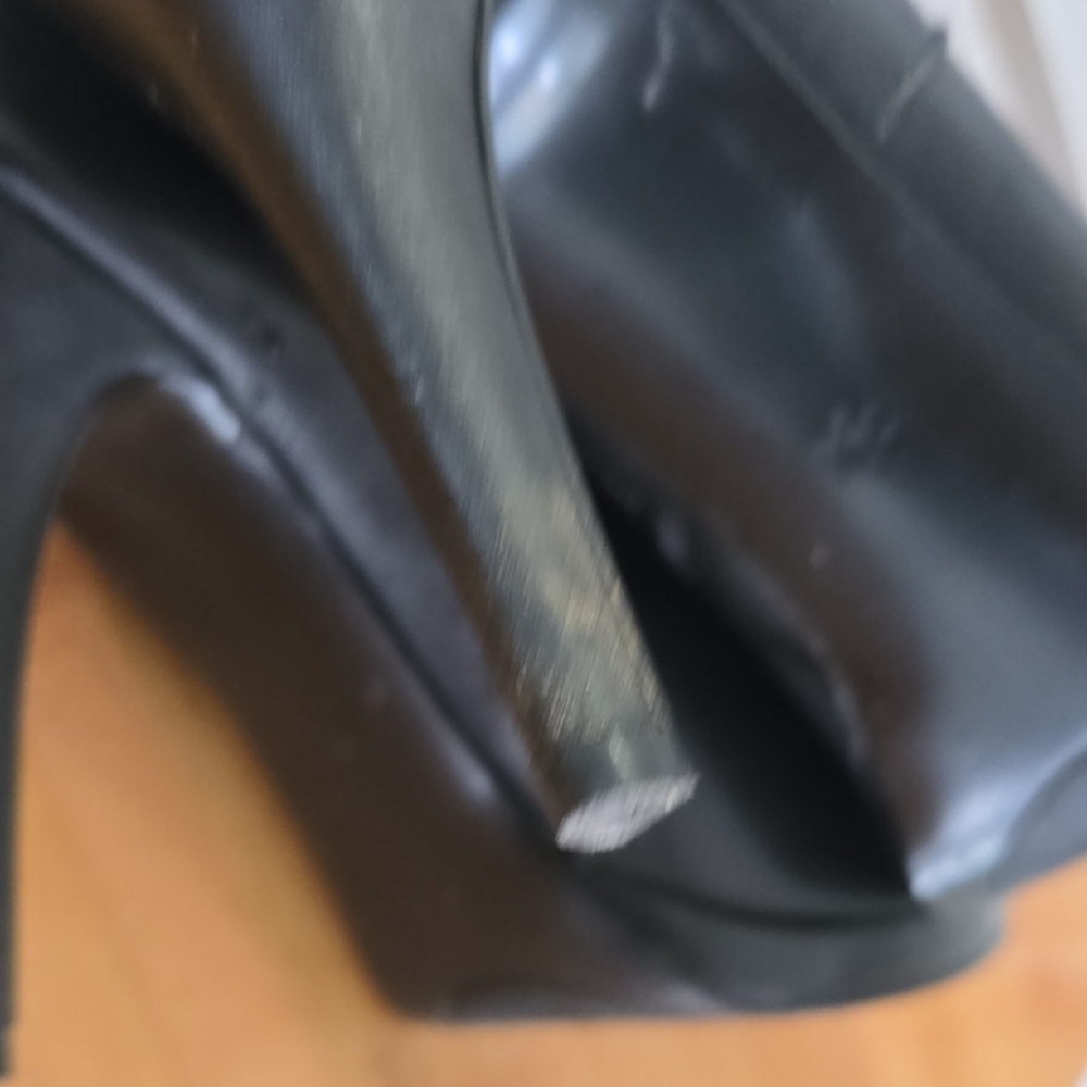 Nine West Black Heeled Boots - Picture 6 of 8